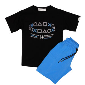 Blouse and Bermuda Shorts Set “Play Station”