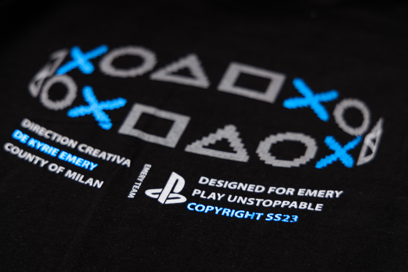 Blouse and Bermuda Shorts Set "Play Station"