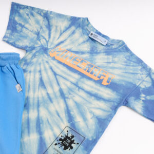 Tie-Dye T-Shirt and Bermuda Shorts Set “Minecraft”