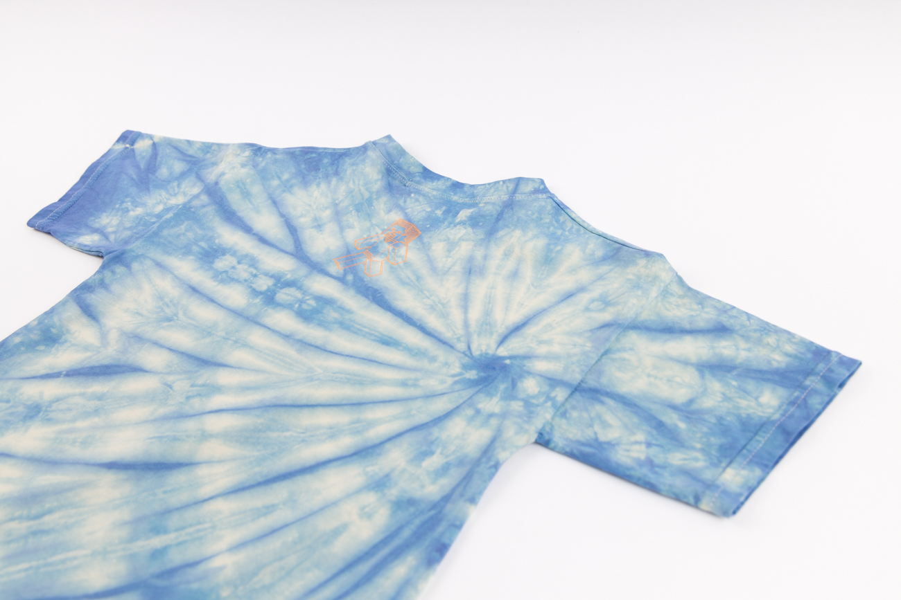 Комплект из футболки Tie-Dye и шорт-бермуд "Minecraft"