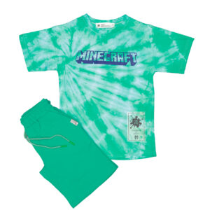 Tie-Dye T-Shirt and Bermuda Shorts Set “Minecraft”