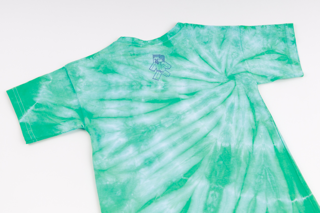 Tie-Dye T-Shirt and Bermuda Shorts Set "Minecraft"