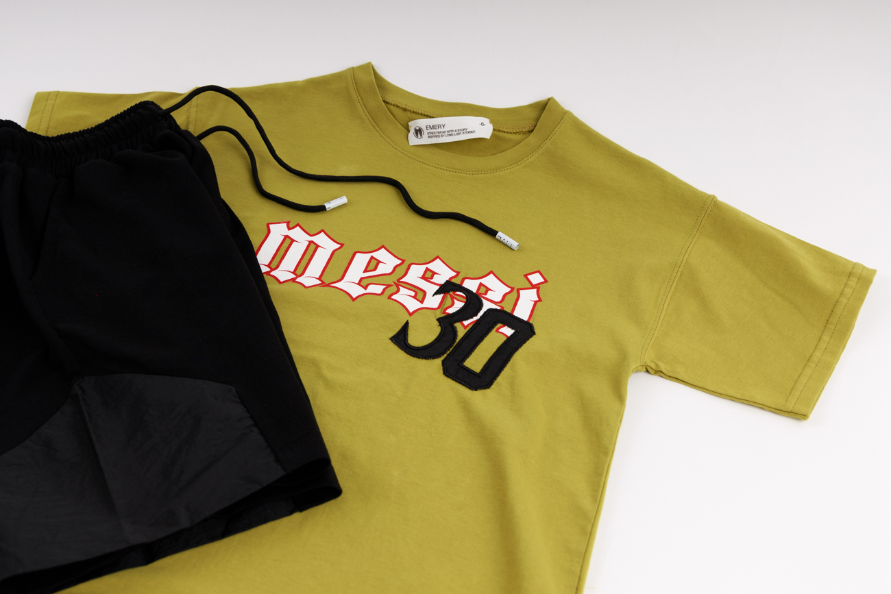 Blouse and Bermuda Shorts Set "MESSI"