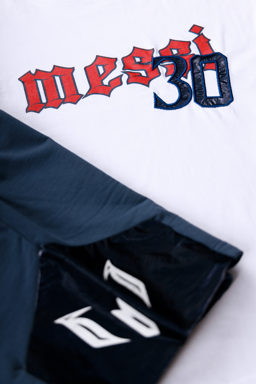 Комплект из блузки и шорт-бермуд "MESSI"