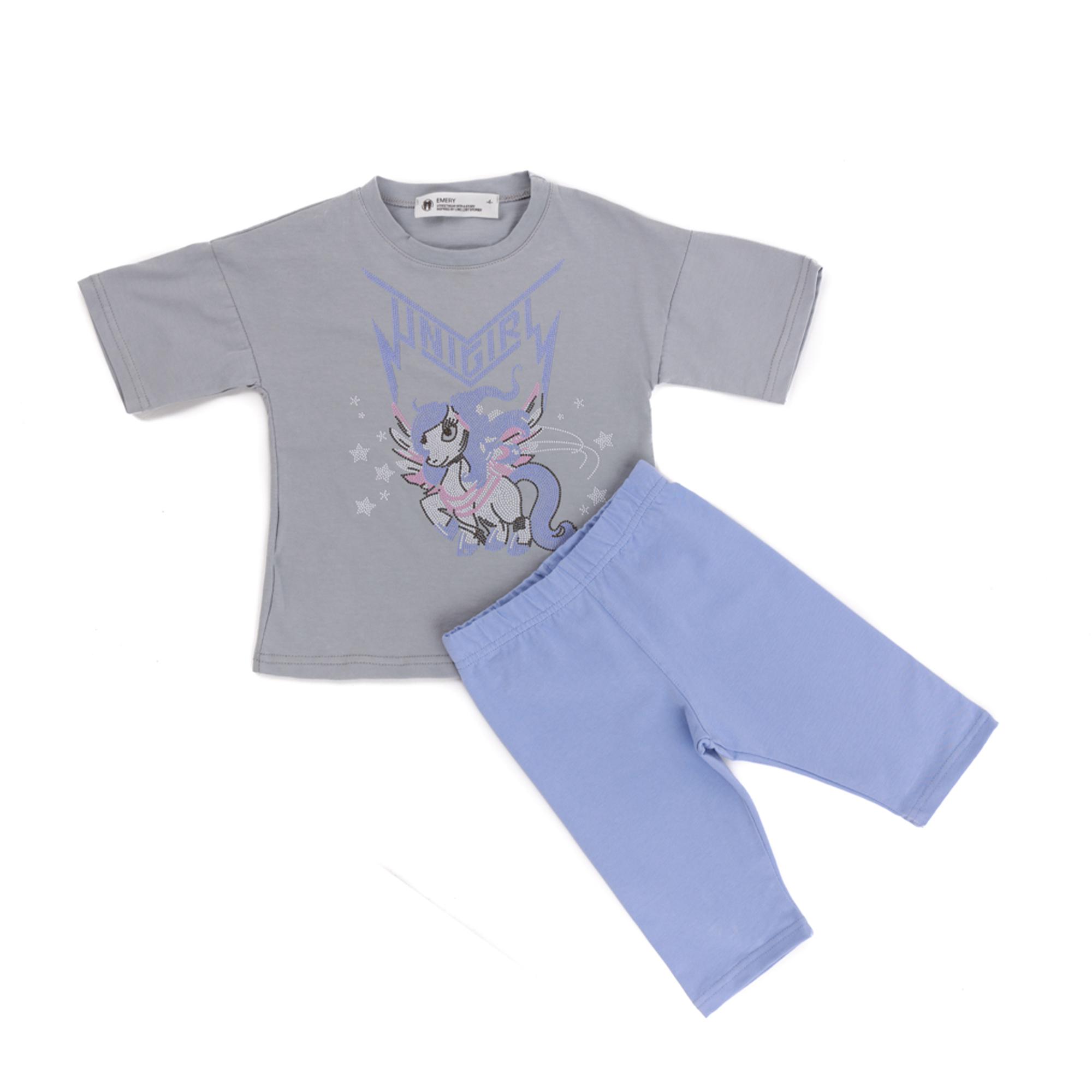 Комплект из блузки и шорт "Unicorn"