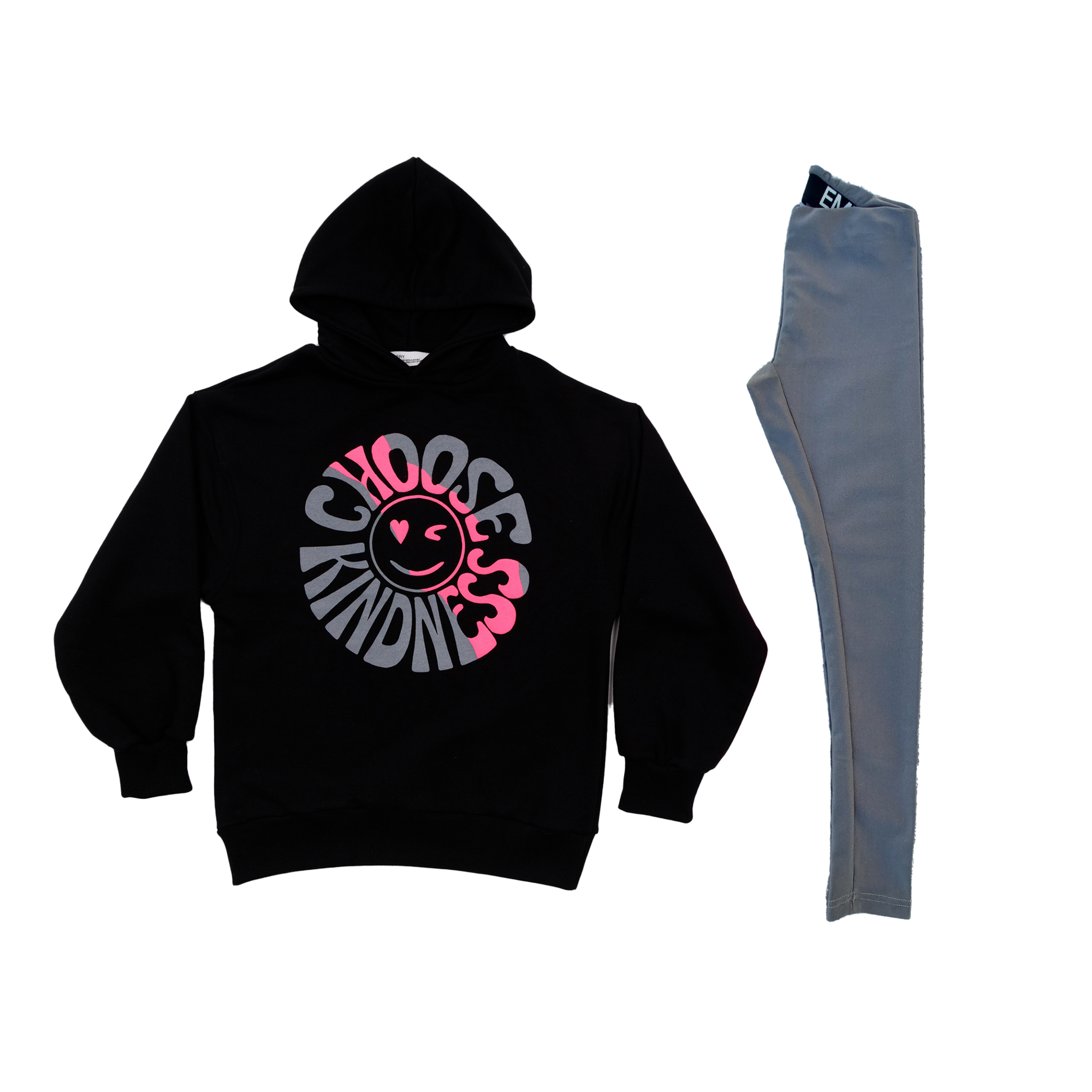 SWEATSHIRT WITH LEGGINGS SET “CHOOSE KINDNESS”