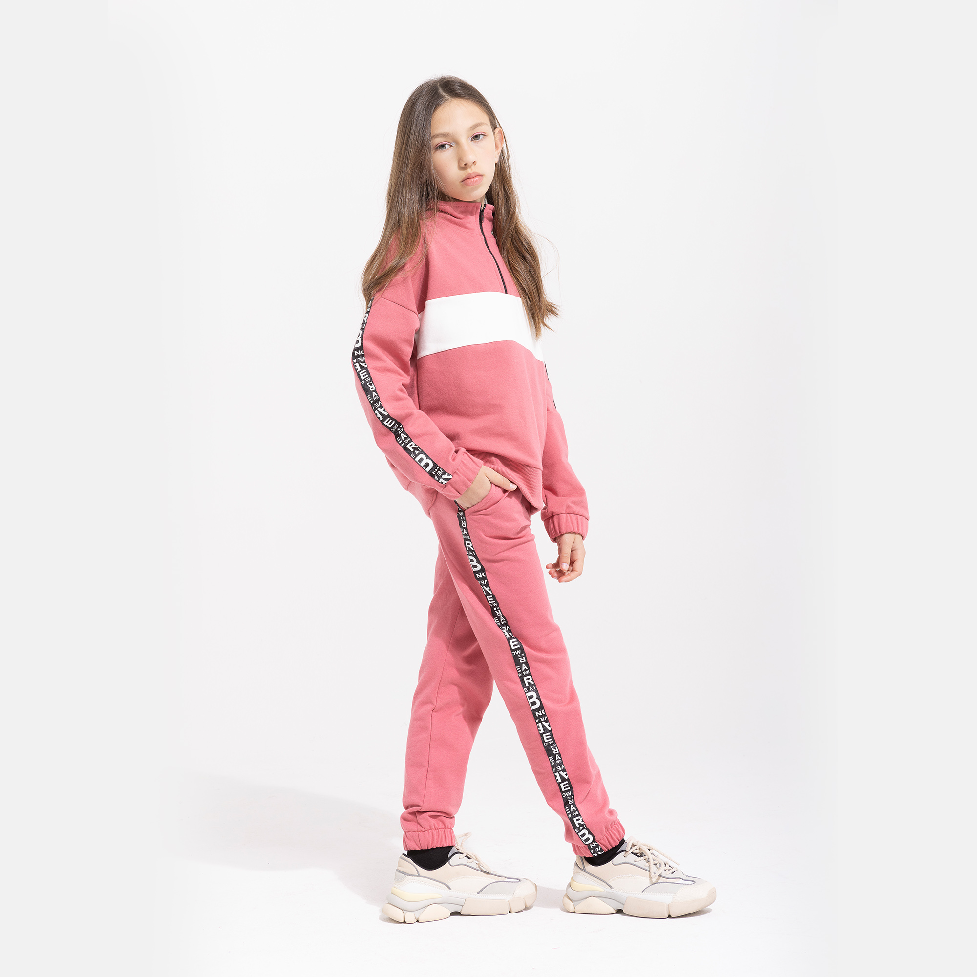 SET TRACK SUIT "SET B" DUSTY ROSE