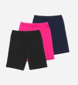 CYCLING LEGGINGS (3 pieces) - (Black, Fuchsia, Navy)