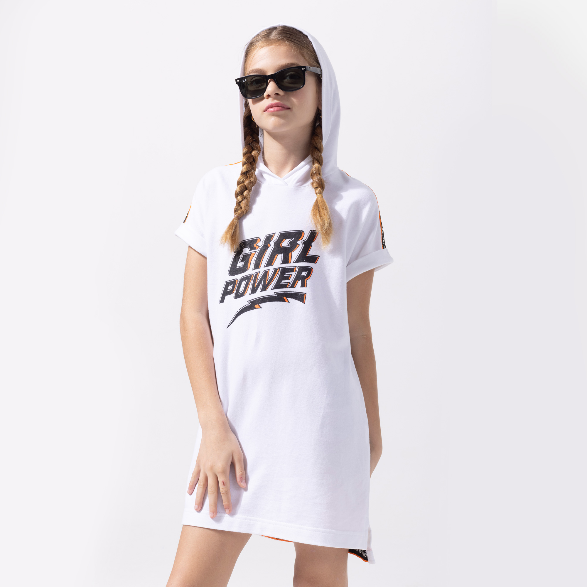 Платье-худи "GIRL POWER"