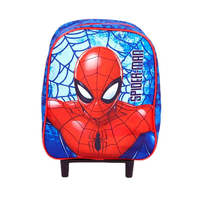 Spiderman School Bag - Kindergarten Trolley